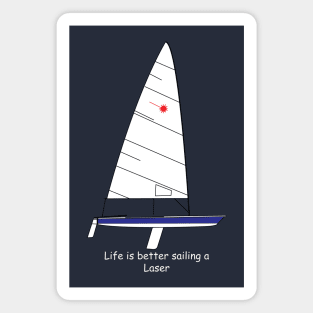 Laser Sailboat Magnet